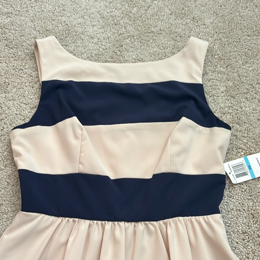 B. Darlin Navy & Cream Dress